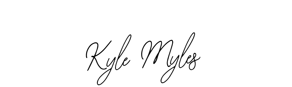 How to make Kyle Myles signature? Bearetta-2O07w is a professional autograph style. Create handwritten signature for Kyle Myles name. Kyle Myles signature style 12 images and pictures png