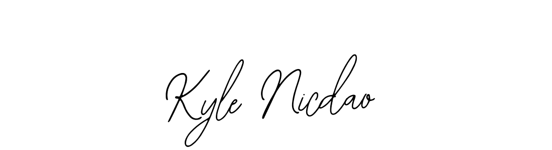 Make a beautiful signature design for name Kyle Nicdao. Use this online signature maker to create a handwritten signature for free. Kyle Nicdao signature style 12 images and pictures png