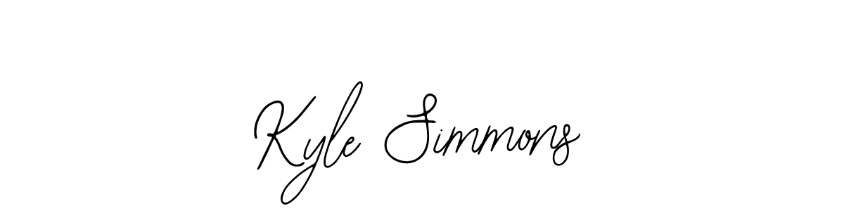 Make a short Kyle Simmons signature style. Manage your documents anywhere anytime using Bearetta-2O07w. Create and add eSignatures, submit forms, share and send files easily. Kyle Simmons signature style 12 images and pictures png