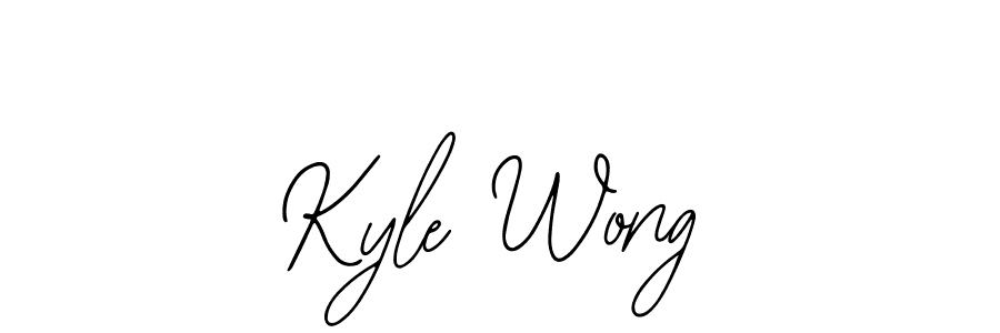 The best way (Bearetta-2O07w) to make a short signature is to pick only two or three words in your name. The name Kyle Wong include a total of six letters. For converting this name. Kyle Wong signature style 12 images and pictures png