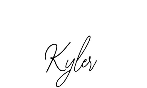 How to make Kyler signature? Bearetta-2O07w is a professional autograph style. Create handwritten signature for Kyler name. Kyler signature style 12 images and pictures png