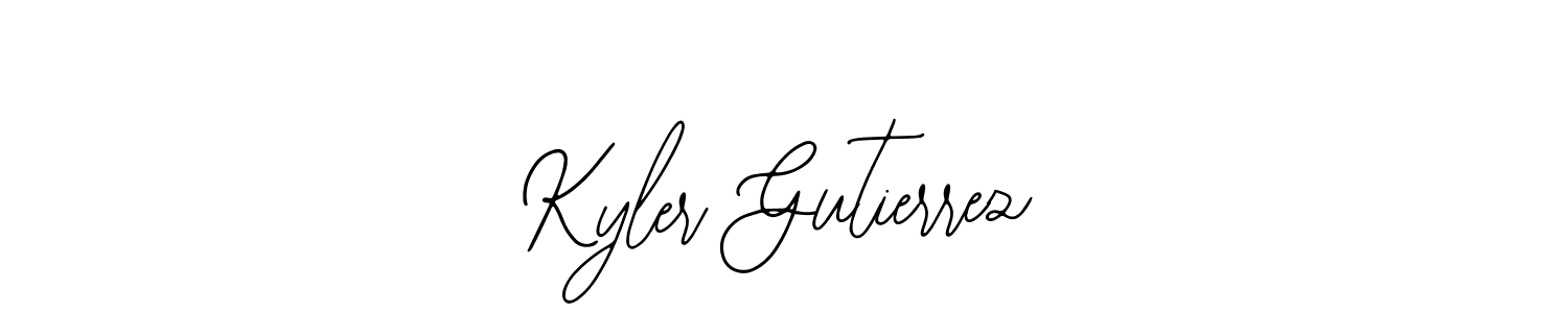 Use a signature maker to create a handwritten signature online. With this signature software, you can design (Bearetta-2O07w) your own signature for name Kyler Gutierrez. Kyler Gutierrez signature style 12 images and pictures png