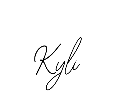 Similarly Bearetta-2O07w is the best handwritten signature design. Signature creator online .You can use it as an online autograph creator for name Kyli. Kyli signature style 12 images and pictures png