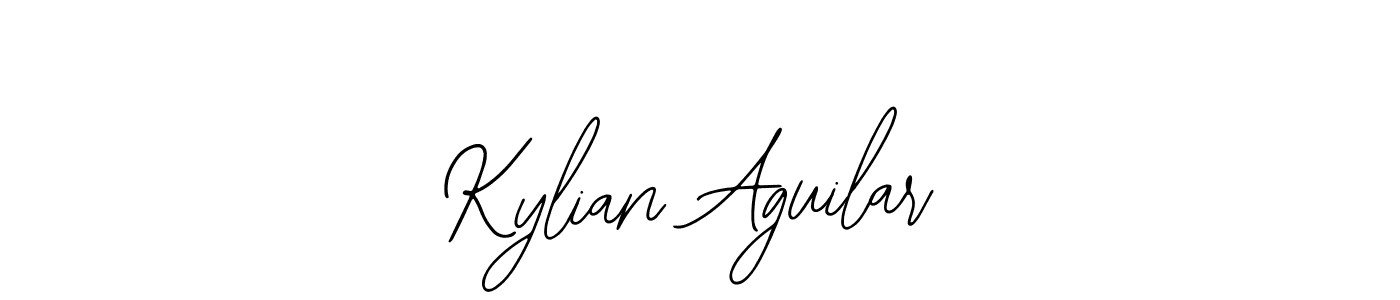 The best way (Bearetta-2O07w) to make a short signature is to pick only two or three words in your name. The name Kylian Aguilar include a total of six letters. For converting this name. Kylian Aguilar signature style 12 images and pictures png