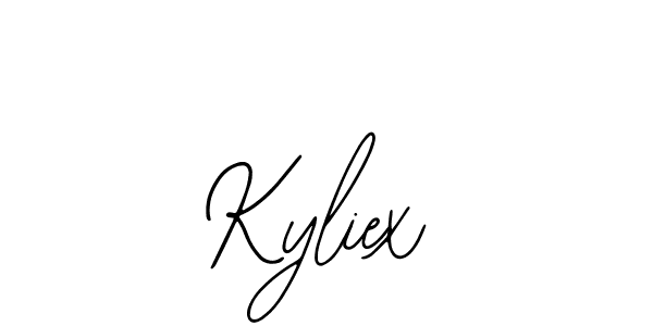 Similarly Bearetta-2O07w is the best handwritten signature design. Signature creator online .You can use it as an online autograph creator for name Kyliex. Kyliex signature style 12 images and pictures png