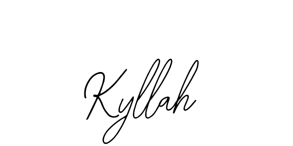 Also You can easily find your signature by using the search form. We will create Kyllah name handwritten signature images for you free of cost using Bearetta-2O07w sign style. Kyllah signature style 12 images and pictures png