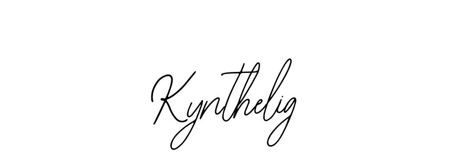 Use a signature maker to create a handwritten signature online. With this signature software, you can design (Bearetta-2O07w) your own signature for name Kynthelig. Kynthelig signature style 12 images and pictures png