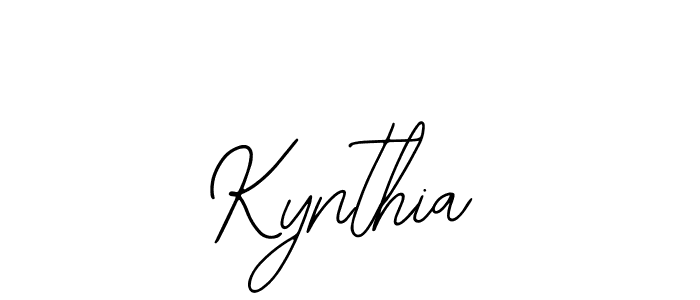 How to make Kynthia signature? Bearetta-2O07w is a professional autograph style. Create handwritten signature for Kynthia name. Kynthia signature style 12 images and pictures png