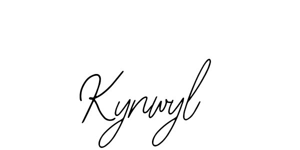 How to make Kynwyl name signature. Use Bearetta-2O07w style for creating short signs online. This is the latest handwritten sign. Kynwyl signature style 12 images and pictures png