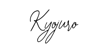 Transform the name Kyojuro into a signature masterpiece using Bearetta-2O07w font. Ideal for photographers, artists, and creators looking for watermarks. Kyojuro signature style 12 images and pictures png