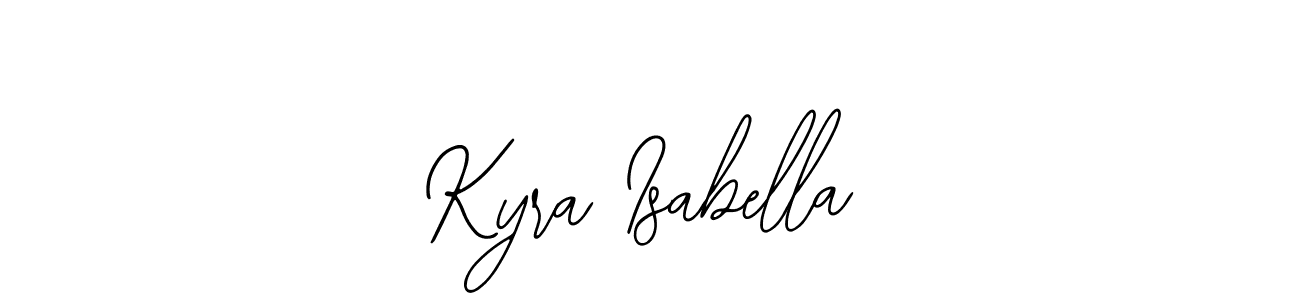 Also You can easily find your signature by using the search form. We will create Kyra Isabella name handwritten signature images for you free of cost using Bearetta-2O07w sign style. Kyra Isabella signature style 12 images and pictures png