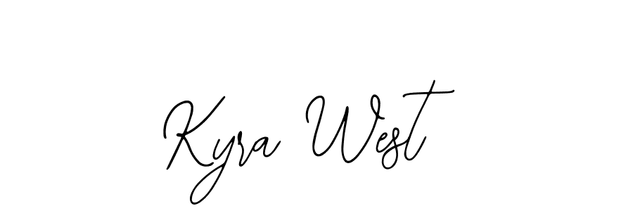 Bearetta-2O07w is a professional signature style that is perfect for those who want to add a touch of class to their signature. It is also a great choice for those who want to make their signature more unique. Get Kyra West name to fancy signature for free. Kyra West signature style 12 images and pictures png