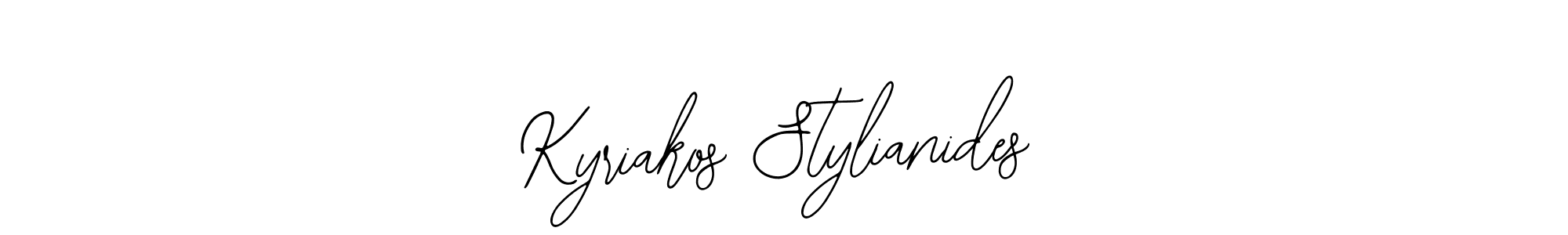 Kyriakos Stylianides stylish signature style. Best Handwritten Sign (Bearetta-2O07w) for my name. Handwritten Signature Collection Ideas for my name Kyriakos Stylianides. Kyriakos Stylianides signature style 12 images and pictures png