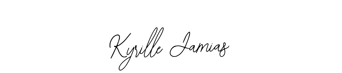 Make a beautiful signature design for name Kyrille Jamias. With this signature (Bearetta-2O07w) style, you can create a handwritten signature for free. Kyrille Jamias signature style 12 images and pictures png