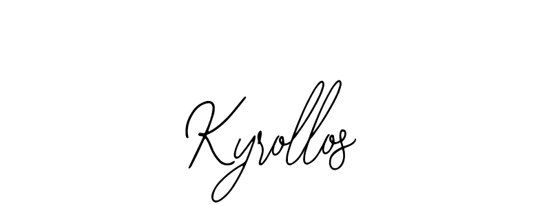 Kyrollos stylish signature style. Best Handwritten Sign (Bearetta-2O07w) for my name. Handwritten Signature Collection Ideas for my name Kyrollos. Kyrollos signature style 12 images and pictures png