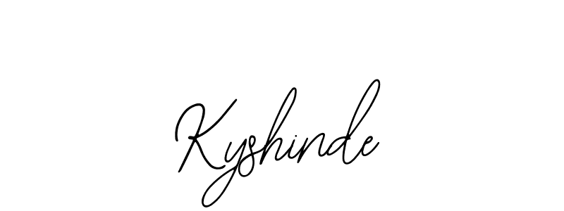Also we have Kyshinde name is the best signature style. Create professional handwritten signature collection using Bearetta-2O07w autograph style. Kyshinde signature style 12 images and pictures png
