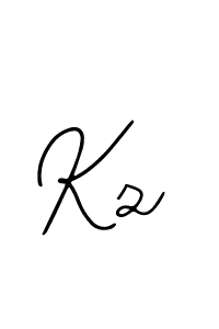 You should practise on your own different ways (Bearetta-2O07w) to write your name (Kz) in signature. don't let someone else do it for you. Kz signature style 12 images and pictures png