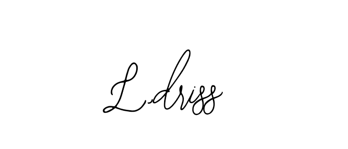 Also we have L,driss name is the best signature style. Create professional handwritten signature collection using Bearetta-2O07w autograph style. L,driss signature style 12 images and pictures png