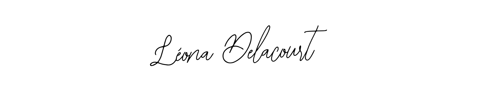 if you are searching for the best signature style for your name Léona Delacourt. so please give up your signature search. here we have designed multiple signature styles  using Bearetta-2O07w. Léona Delacourt signature style 12 images and pictures png