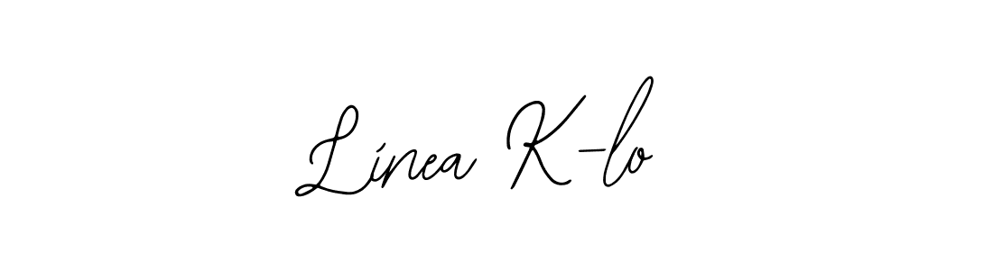 How to Draw Línea K-lo signature style? Bearetta-2O07w is a latest design signature styles for name Línea K-lo. Línea K-lo signature style 12 images and pictures png