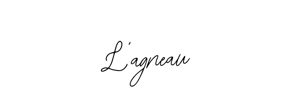 Also we have L’agneau name is the best signature style. Create professional handwritten signature collection using Bearetta-2O07w autograph style. L’agneau signature style 12 images and pictures png