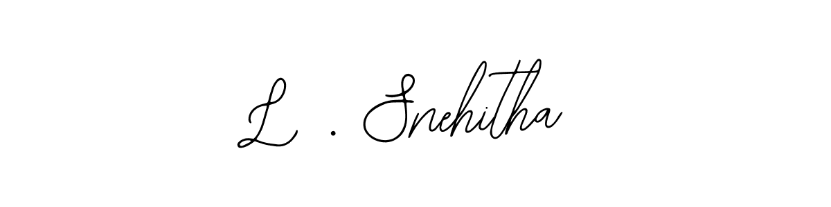 Also You can easily find your signature by using the search form. We will create L . Snehitha name handwritten signature images for you free of cost using Bearetta-2O07w sign style. L . Snehitha signature style 12 images and pictures png