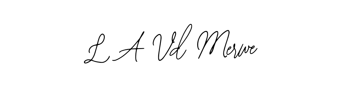 Create a beautiful signature design for name L A Vd Merwe. With this signature (Bearetta-2O07w) fonts, you can make a handwritten signature for free. L A Vd Merwe signature style 12 images and pictures png