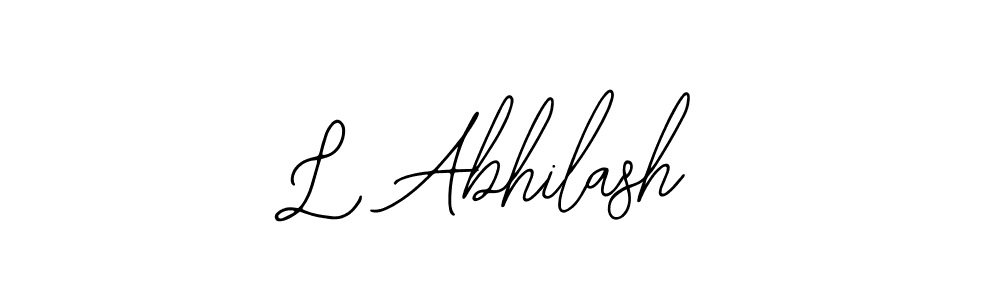 Here are the top 10 professional signature styles for the name L Abhilash. These are the best autograph styles you can use for your name. L Abhilash signature style 12 images and pictures png