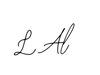 Create a beautiful signature design for name L Al. With this signature (Bearetta-2O07w) fonts, you can make a handwritten signature for free. L Al signature style 12 images and pictures png