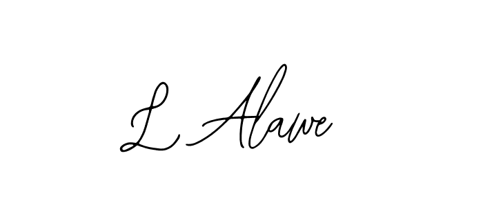 You can use this online signature creator to create a handwritten signature for the name L Alawe. This is the best online autograph maker. L Alawe signature style 12 images and pictures png