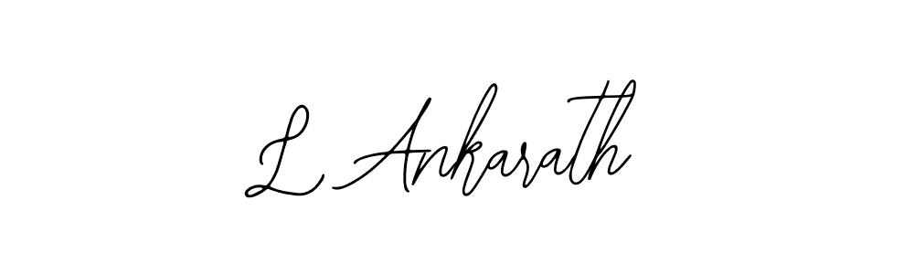 if you are searching for the best signature style for your name L Ankarath. so please give up your signature search. here we have designed multiple signature styles  using Bearetta-2O07w. L Ankarath signature style 12 images and pictures png