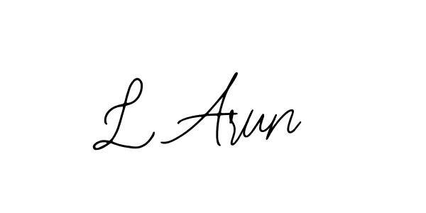 Use a signature maker to create a handwritten signature online. With this signature software, you can design (Bearetta-2O07w) your own signature for name L Arun. L Arun signature style 12 images and pictures png