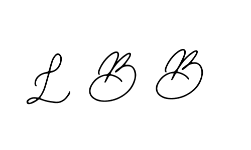 Design your own signature with our free online signature maker. With this signature software, you can create a handwritten (Bearetta-2O07w) signature for name L B B. L B B signature style 12 images and pictures png