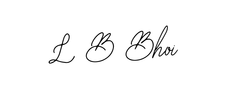 if you are searching for the best signature style for your name L B Bhoi. so please give up your signature search. here we have designed multiple signature styles  using Bearetta-2O07w. L B Bhoi signature style 12 images and pictures png