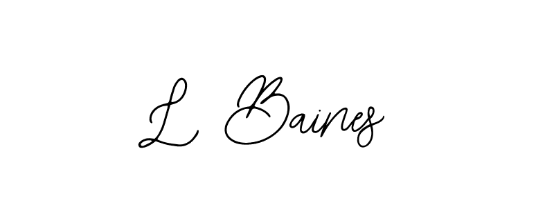 Also we have L Baines name is the best signature style. Create professional handwritten signature collection using Bearetta-2O07w autograph style. L Baines signature style 12 images and pictures png