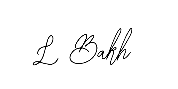 L Bakh stylish signature style. Best Handwritten Sign (Bearetta-2O07w) for my name. Handwritten Signature Collection Ideas for my name L Bakh. L Bakh signature style 12 images and pictures png