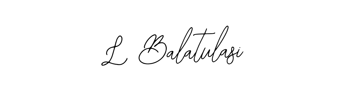This is the best signature style for the L Balatulasi name. Also you like these signature font (Bearetta-2O07w). Mix name signature. L Balatulasi signature style 12 images and pictures png