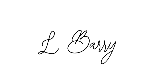 if you are searching for the best signature style for your name L Barry. so please give up your signature search. here we have designed multiple signature styles  using Bearetta-2O07w. L Barry signature style 12 images and pictures png