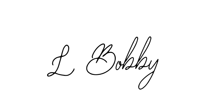 You can use this online signature creator to create a handwritten signature for the name L Bobby. This is the best online autograph maker. L Bobby signature style 12 images and pictures png