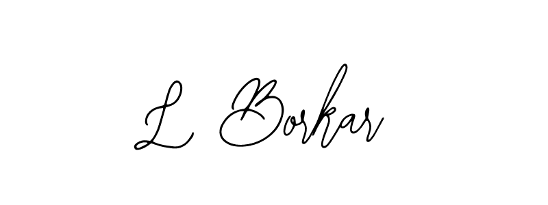 Also You can easily find your signature by using the search form. We will create L Borkar name handwritten signature images for you free of cost using Bearetta-2O07w sign style. L Borkar signature style 12 images and pictures png