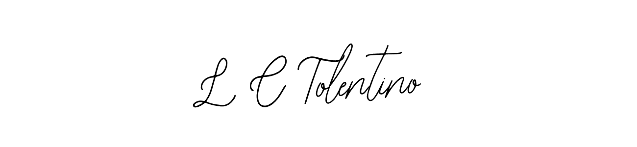 Also You can easily find your signature by using the search form. We will create L C Tolentino name handwritten signature images for you free of cost using Bearetta-2O07w sign style. L C Tolentino signature style 12 images and pictures png