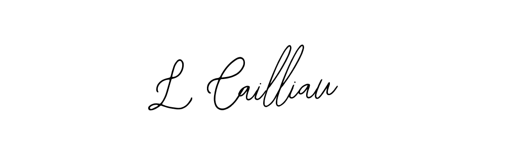 The best way (Bearetta-2O07w) to make a short signature is to pick only two or three words in your name. The name L Cailliau include a total of six letters. For converting this name. L Cailliau signature style 12 images and pictures png