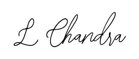 Create an unforgettable impression when signing with L Chandra name styled in Bearetta-2O07w typography. 100% free online generator. L Chandra signature style 12 images and pictures png