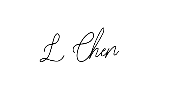 Design your own signature with our free online signature maker. With this signature software, you can create a handwritten (Bearetta-2O07w) signature for name L Chen. L Chen signature style 12 images and pictures png