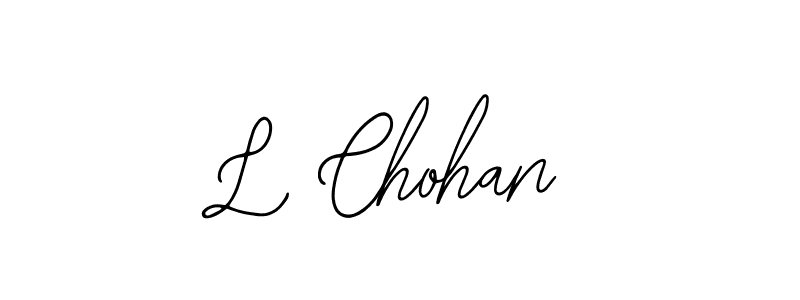 How to make L Chohan signature? Bearetta-2O07w is a professional autograph style. Create handwritten signature for L Chohan name. L Chohan signature style 12 images and pictures png