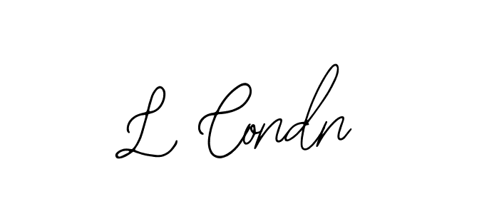 It looks lik you need a new signature style for name L Condn. Design unique handwritten (Bearetta-2O07w) signature with our free signature maker in just a few clicks. L Condn signature style 12 images and pictures png