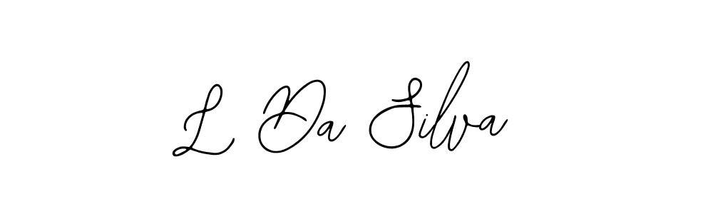 Design your own signature with our free online signature maker. With this signature software, you can create a handwritten (Bearetta-2O07w) signature for name L Da Silva. L Da Silva signature style 12 images and pictures png