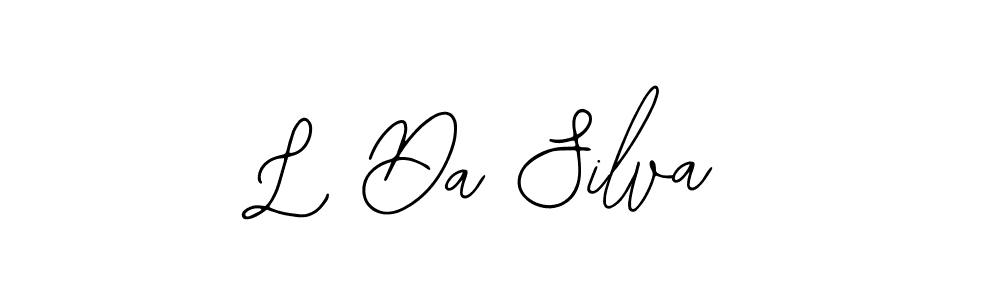 The best way (Bearetta-2O07w) to make a short signature is to pick only two or three words in your name. The name L Da Silva include a total of six letters. For converting this name. L Da Silva signature style 12 images and pictures png