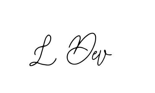 L Dev stylish signature style. Best Handwritten Sign (Bearetta-2O07w) for my name. Handwritten Signature Collection Ideas for my name L Dev. L Dev signature style 12 images and pictures png