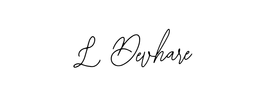 You can use this online signature creator to create a handwritten signature for the name L Devhare. This is the best online autograph maker. L Devhare signature style 12 images and pictures png